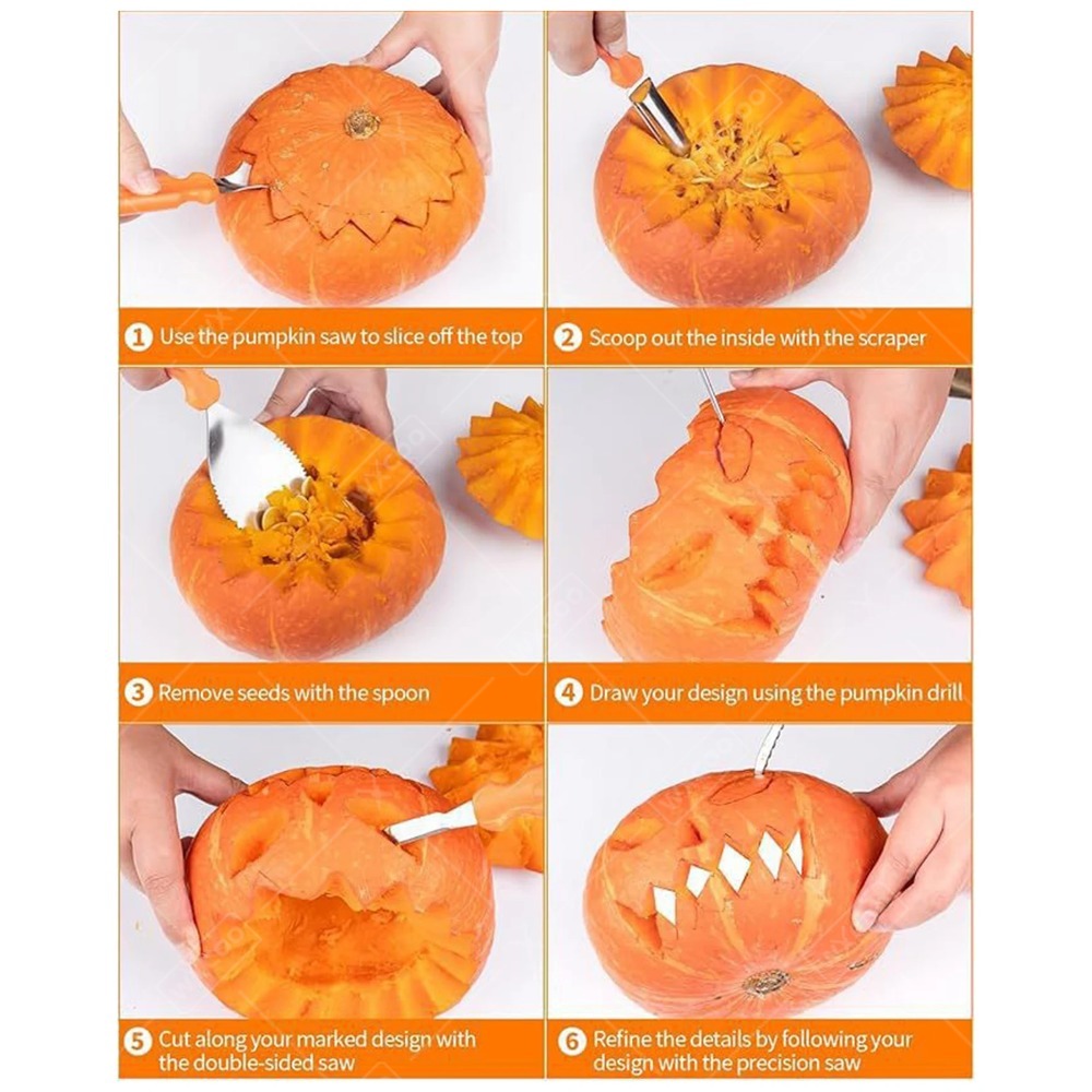 Halloween Pumpkin Carving Tool - Pumpkin Lantern Halloween ulasan dan harga