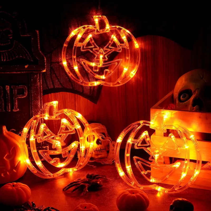 Halloween LED String Lights Pu - Halloween Pumpkin Decor Led ulasan dan harga
