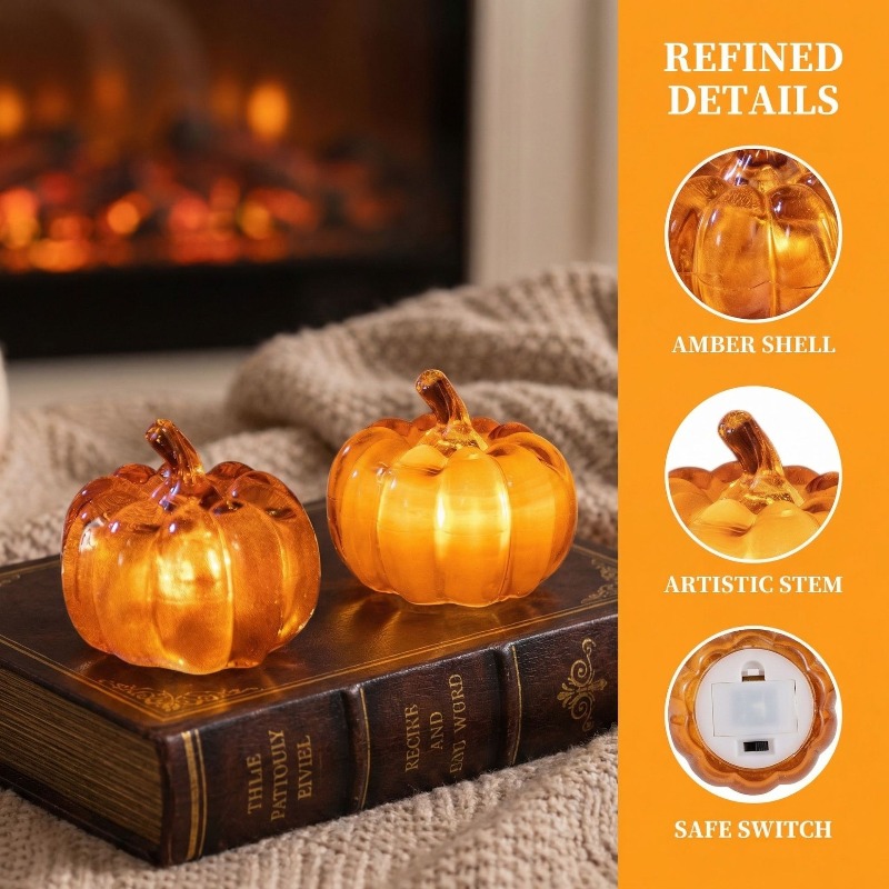 Cross-border new Halloween dec - Halloween Pumpkin Decor Led ulasan dan harga