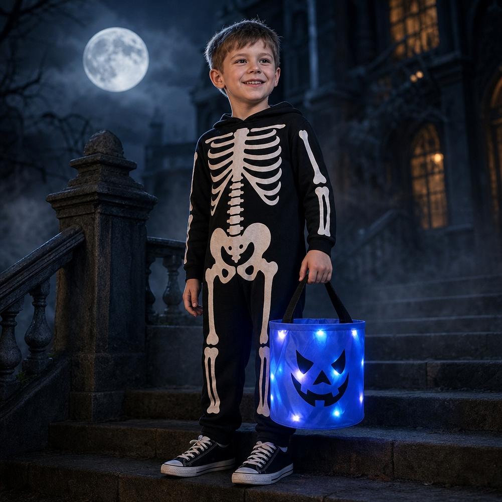 Halloween Trick Or Treating Pa - Halloween Pumpkin Decor Led ulasan dan harga