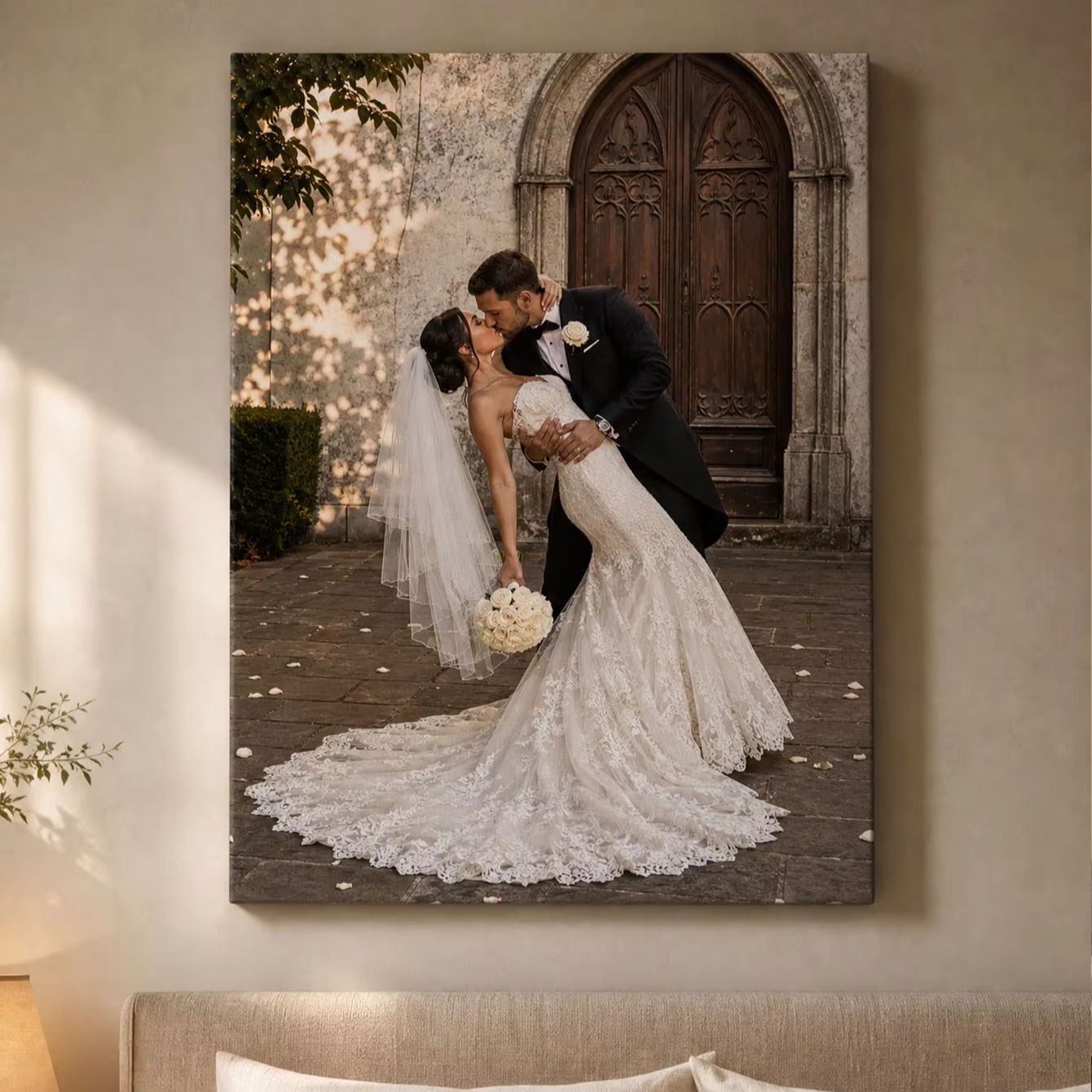 Custom Photo Canvas Print, Per - Halloween Party Supplies ulasan dan harga