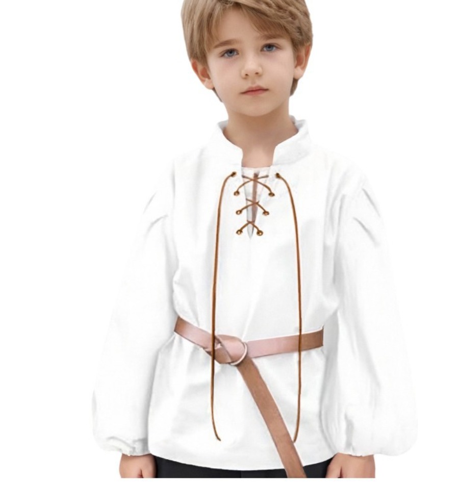 Boys Medieval Pirate Shirt Kid - Halloween Costume Kids ulasan dan harga