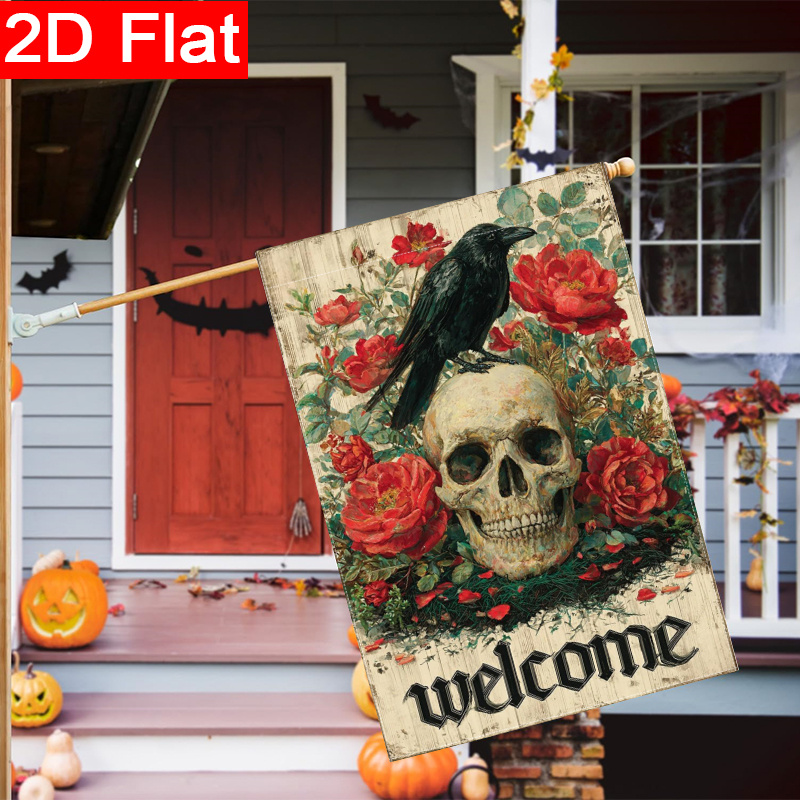 2D Flat - 2D Flat Halloween We - Halloween Skeleton Decoration ulasan dan harga