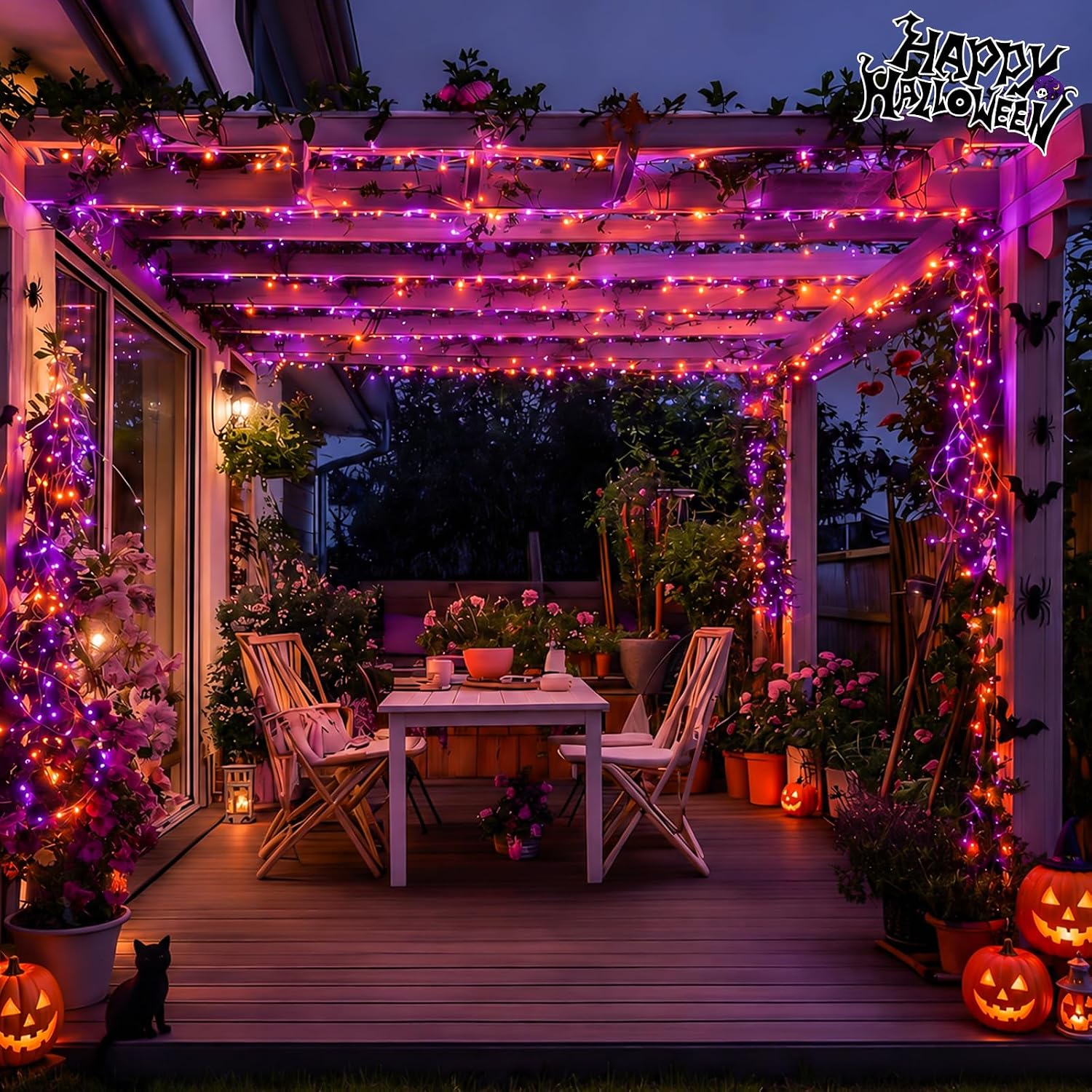 Halloween Solar Copper Wire St - Halloween Led String Lights Orange ulasan dan harga