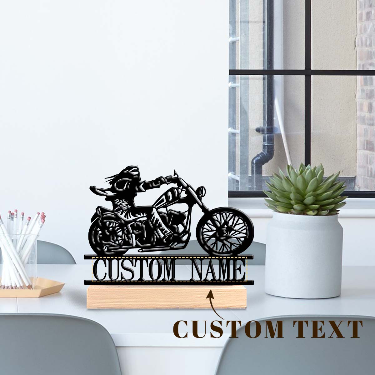 1Pc Csutom Motorbicycle Rider  - Halloween Party Supplies ulasan dan harga