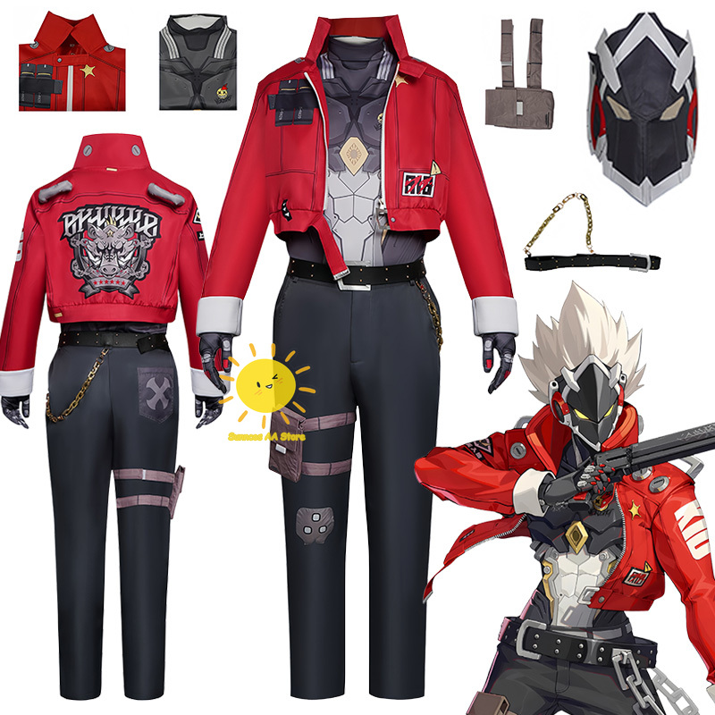 Game Billy Cosplay Zenless Zon - Halloween Costume Kids ulasan dan harga