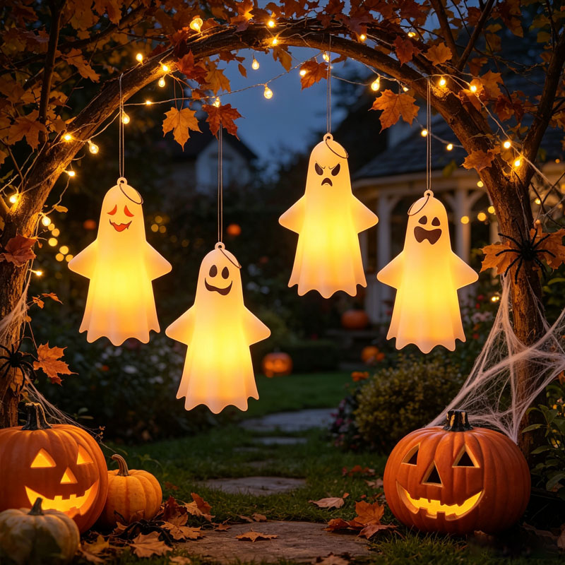 Halloween Ghost Lantern Mini H - Pumpkin Lantern Halloween ulasan dan harga